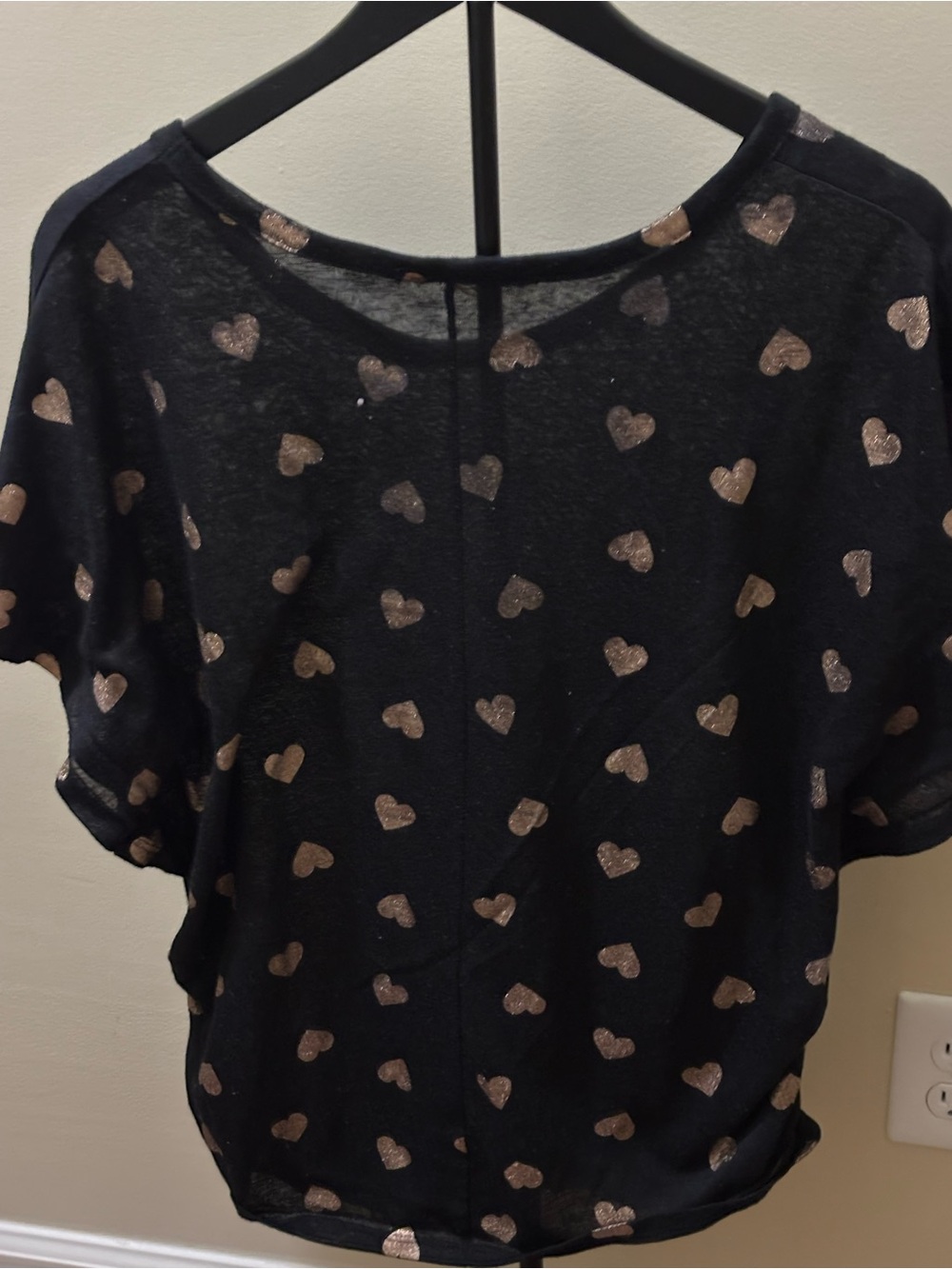 The Lot Of 2 Rouge Collection Glam Red & Black Gold Top in 3X size - Picture 8 of 9